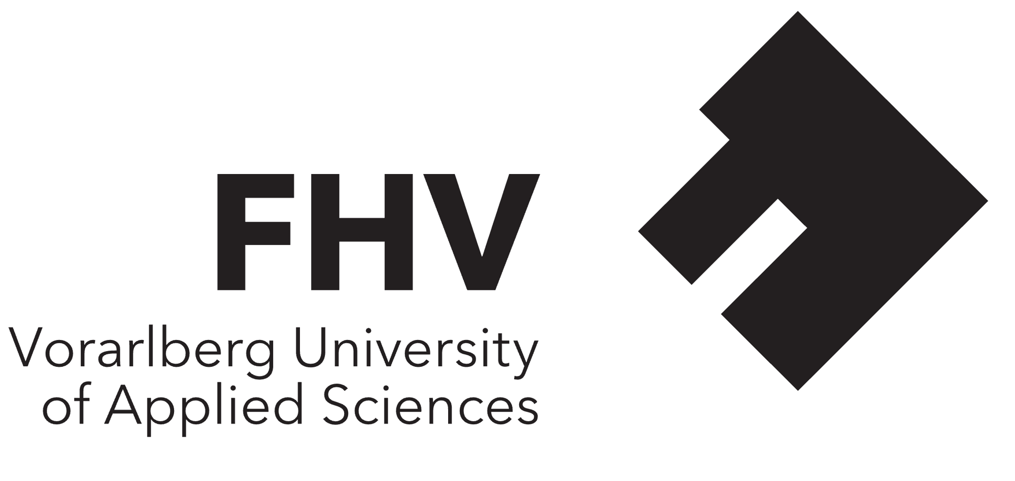 FH Vorarlberg Logo, University of Applied Sciences in Vorarlberg.